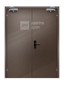 Двупольная противопожарная дверь металлическая